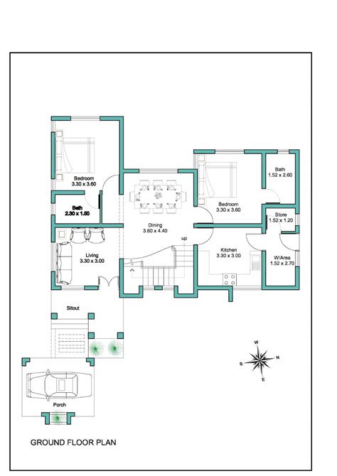 contemporary kerala house plan   sqft