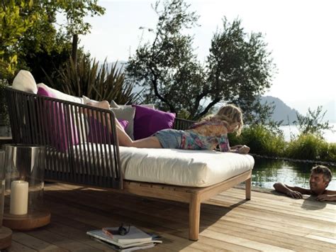 mobilier exterieur design  chaises longues  lits de jardin