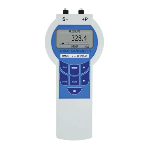 series hm precision digital pressure manometer  designed  measure  log pressure