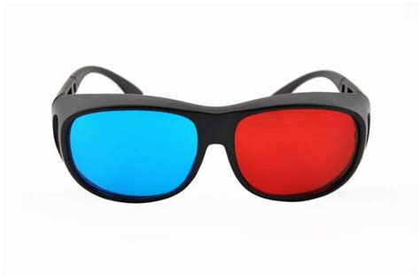 foldable plastic red cyan anaglyph 3d glasses for normal