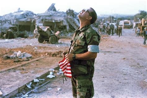 unidentified marine mourns  fallen   days   oct   terrorist