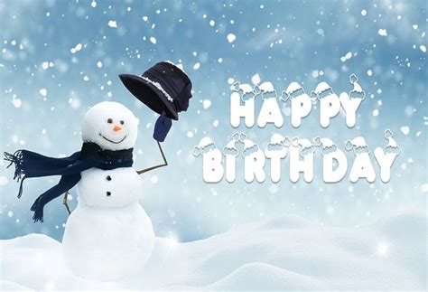 check beautiful  happy birthday winter images happy birthday