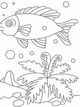 Fish Coloring Pdf Open Print  sketch template
