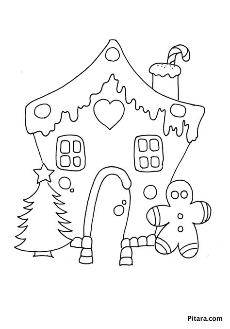 christmas decorations coloring page pitara kids network