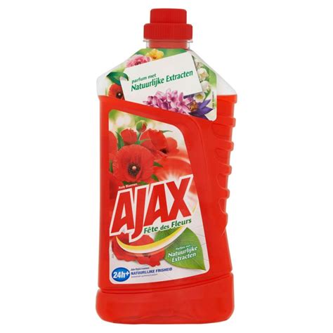 ajax multi usage cleaner red flowers  ml