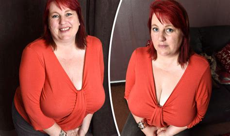 woman desperate for a breast reduction claims massive 40m chest nearly killed her uk