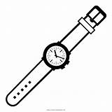 Coloring Drawing Clock Wrist Pages Book Hands Ausmalbild Cartoon Template Save sketch template
