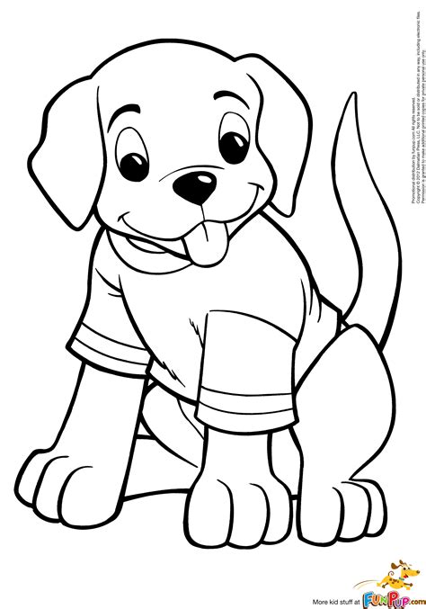 puppy coloring pages coloringpagescom