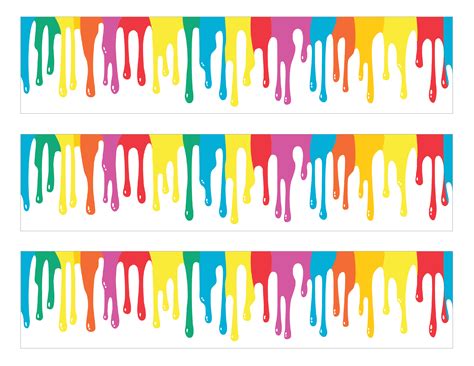 rainbow drip edible image designer prints decopac