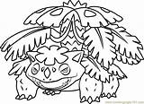 Venusaur Pokémon sketch template