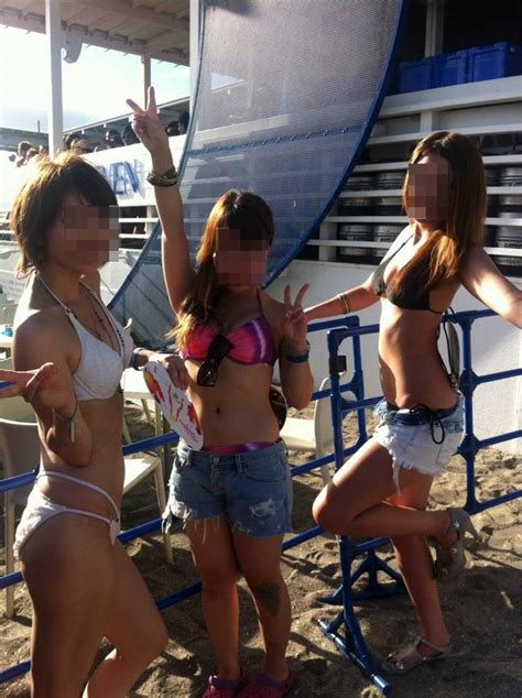 slutty japanese girls head to pacific beaches for summer