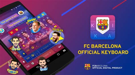 fc barcelona keyboard   mobile app