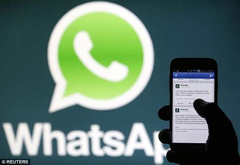 whatsapp adds messaging from web daily mail online