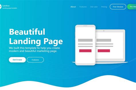 landing page website design rank  focus