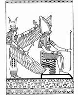 Egizi Colorare Antichi Antico Egitto Egiziani Giochiecolori Fabio Seconda Egizia Schede Coluroid Ptah sketch template