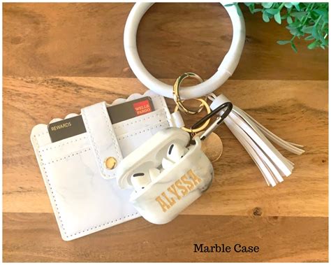 personalized airpods pro case keychain monogram airpod pro etsy