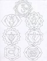 Chakra Symbols Drawing Chakras Choose Board Painting Seven sketch template