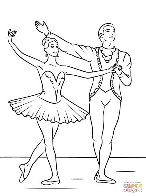 ballet coloring pages    print