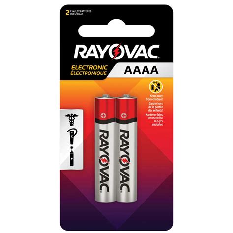 Rayvac Aaaa Size 1 5v Alkaline Battery 2pk