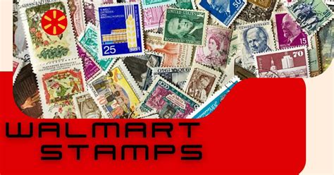 does walmart sell stamps price and sale location