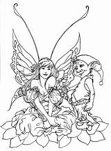 Coloring Fairy Kleurplaten Mermaid Elfjes Fenech Selina Fairies Elfo épinglé Fata Pious Feeen Kadowinkel Par Confinianima Fée sketch template