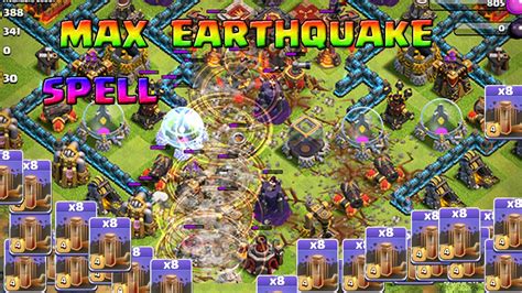 Clash Of Clan Earthquake Spells Attack Dark Spells