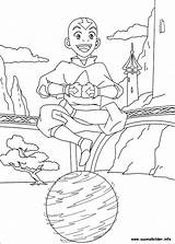 Aang Airbender Colorir Herr Pobarvanke Bola Desenhos Elemente Malvorlagen Airball Wydrukowania Leyenda Pobarvanka Joueur Leggenda Kolorowanki Malbuch Malowania Awatar Drucken sketch template