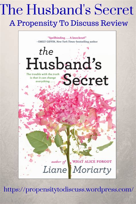 The Husband’s Secret By Liane Moriarty Propensity To Discuss