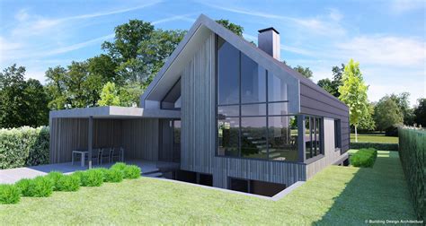 moderne woning  building design architectuur modern eco house modern eco friendly home