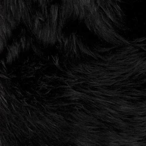 cali fabrics black shag faux fur
