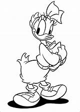 Daisy Coloring Pages Disney Duck Kleurplaat Para Dibujos sketch template