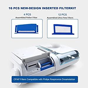pcs cpap filters compatible  philips dreamstation cpap machine replacement dreamstation