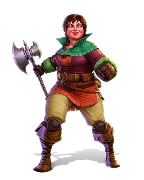 Female Dwarf Fighter Adventurer Pathfinder Pfrpg Dnd Dandd