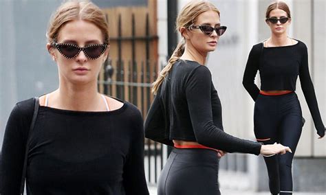 Millie Mackintosh Flashes A Hint Of Abs Following Workout Daily Mail