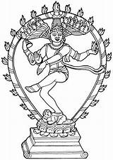 Nataraja Lord Shiva Sketch Drawing Colouring Vishnu Pages Line Ji Mygodpictures Natraj God Hindu Getdrawings Logo Dancing Dance Sketches Google sketch template