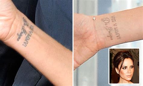 Victoria Beckham Undergoing Laser Treatment To Remove Tattoos