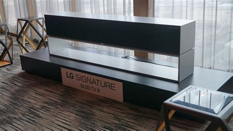 lg signature series oled tv   rollable television