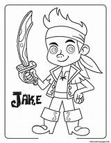 Coloring Halloween Pages Pirates Jake Neverland Printable Print Color Book sketch template