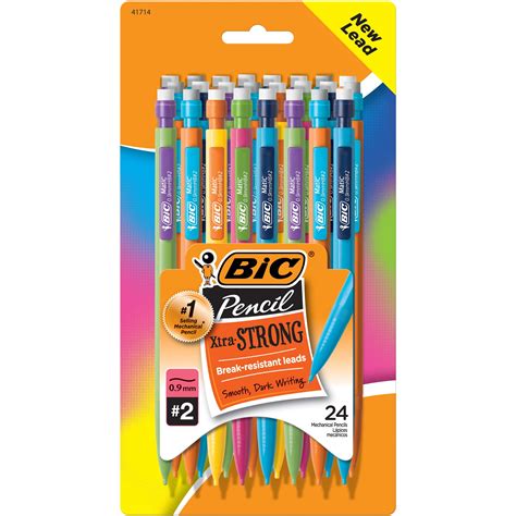 bic xtra strong   mechanical pencil thick point mm pack