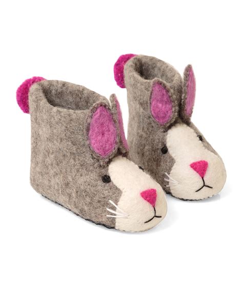 pink bunny slippers oliver bonas bunny slippers baby slippers