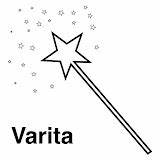 Magicas Varitas sketch template