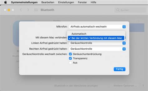 airpods automatische verbindung mit dem mac optional ifunde