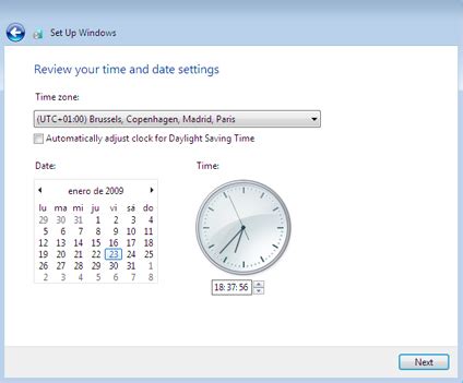 ajustar la fecha  hora en windows  gadgets  programas