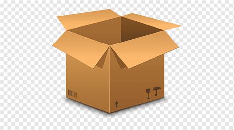 opened cardboard box cardboard box corrugated fiberboard  oaks pak ship icon hand