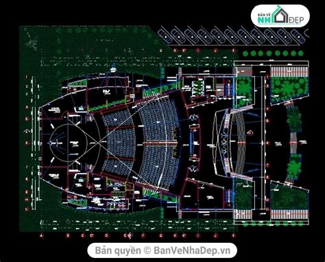 Bản Vẽ Kiến Trúc Thiết Kế Rạp Chiếu Phim