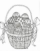 Faberge Egg Coloring Easter sketch template