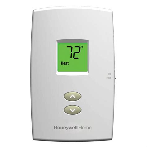 honeywell home  voltage thermostat digital heat   heating stages conventional
