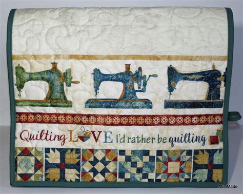 quilted sewing machine cover vintage sewing machines  traditional