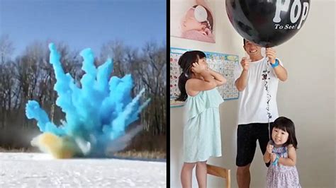 these gender reveals are explosive rtm rightthisminute