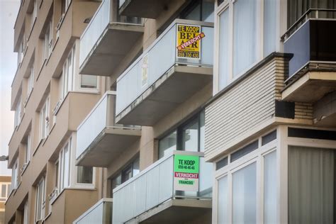 prijs steeg opnieuw met  procent maar kustappartementen waren nooit zo populair als ze